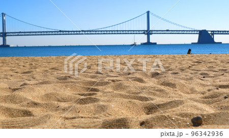 砂 砂浜 自然 96342936