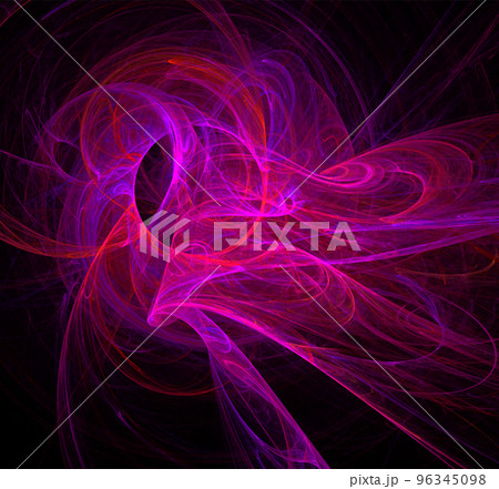illustration of a scarlet space planet star system, color graphics, background illustration of a scarlet space planet star system, color graphics, background 96345098