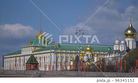 Moscow Kremlin embankment view of the Great Kremlin Palace Moscow Kremlin embankment view of the Great Kremlin Palace 96345152