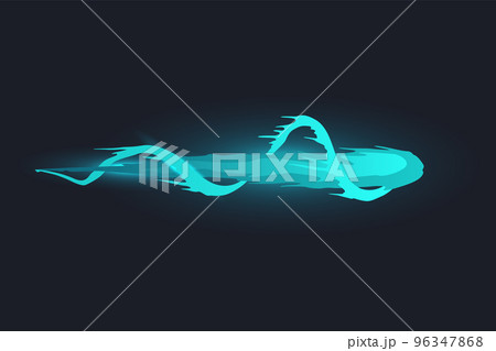 Cartoon laser gun beam. Alien combat weapon rays. Futuristic shot effect. Destructive plasma flow. Bomb blaster attack explosion. Vector game element Cartoon laser gun beam. Alien combat weapon rays. Futuristic shot effect. Destructive plasma flow. Bomb blaster attack explosion. Vector game element 96347868