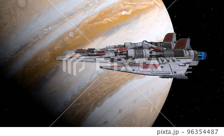 宇宙船と惑星 96354487