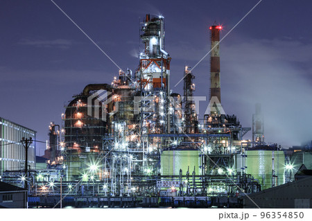 「神奈川県」川崎工場夜景 96354850