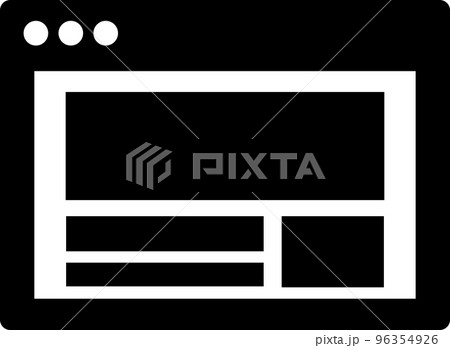 webサイト・ホームページのイラスト 96354926