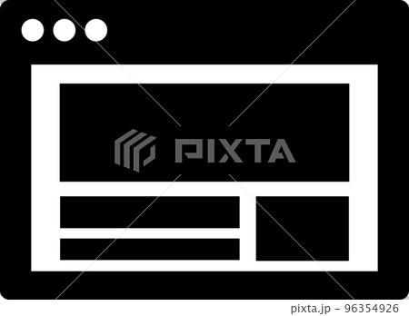 webサイト・ホームページのイラスト 96354926