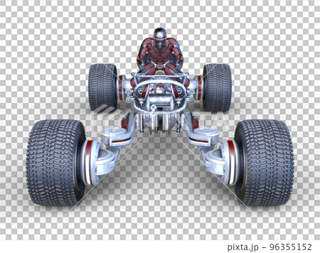 Cyberman riding a buggy 96355152