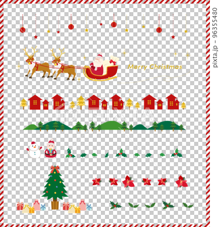 クリスマス素材まとめ 96355480