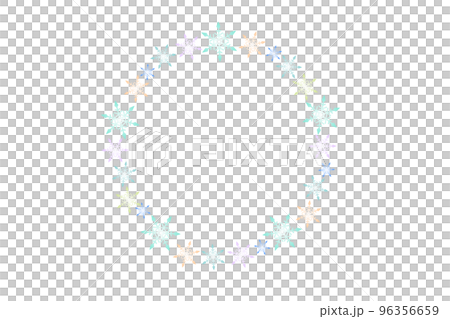 Snow crystal frame Snow crystal frame 96356659