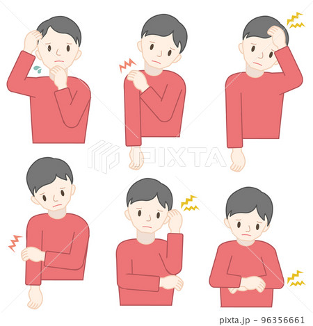 いろいろな不調に悩む男性 いろいろな不調に悩む男性 96356661