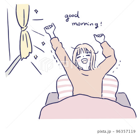 寝起きの良い女性 96357119