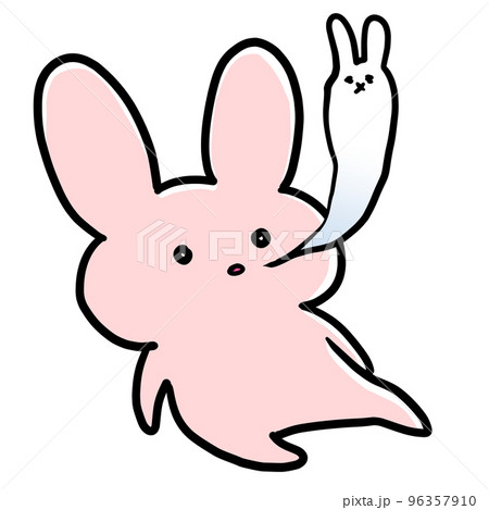 口から魂を出す疲れたうさぎのイラスト素材 [96357910] - PIXTA