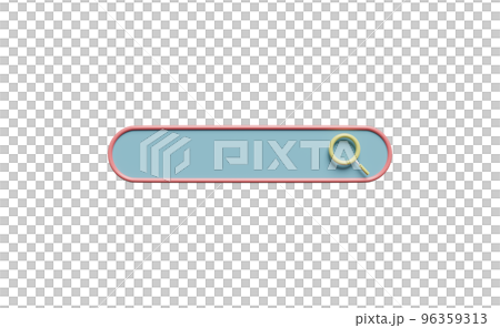 3d blue search bar blank with magnifying glass isolated 3d blue search bar blank with magnifying glass isolated 96359313