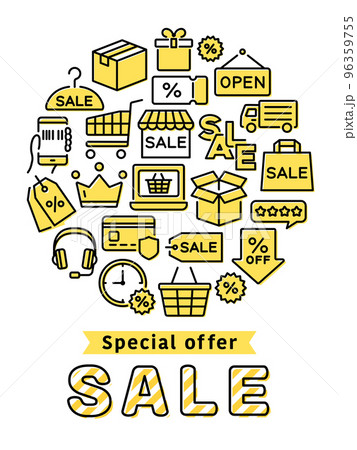 SALE　丸型のアイコン 96359755