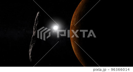 Oumuamua, interstellar object, orbiting near Venus planet Oumuamua, interstellar object, orbiting near Venus planet 96366014