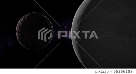 225088 Gonggong dwarf planet in the outer space 225088 Gonggong dwarf planet in the outer space 96366188