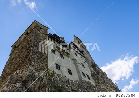 Bran castle at their own expense and labour force, Brasov, Romania 96367584