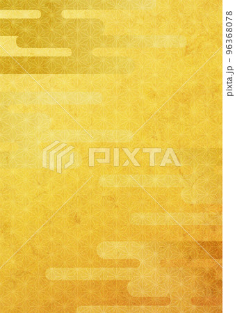 和柄模様_金箔背景_縦型1479 和柄模様_金箔背景_縦型1479 96368078