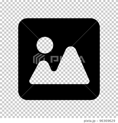 写真のシルエットアイコン。デジタル写真。ベクター。 96369629