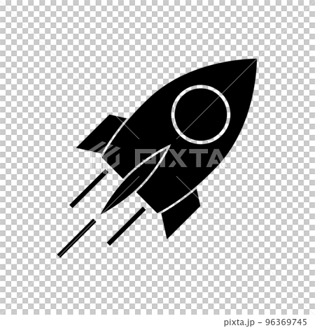 Rocket icon. missile. military weapons. vector. Rocket icon. missile. military weapons. vector. 96369745