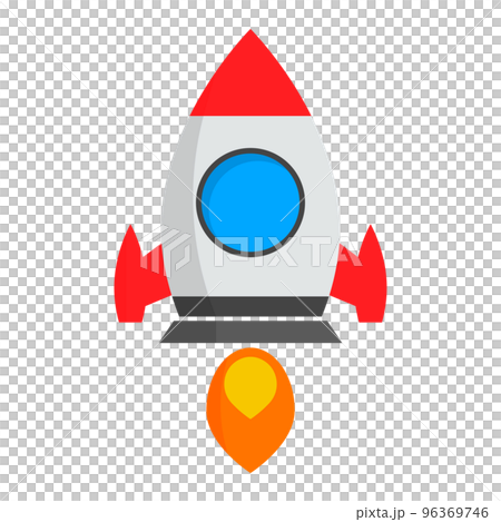 Modern launch rocket icon. Space travel. vector. Modern launch rocket icon. Space travel. vector. 96369746
