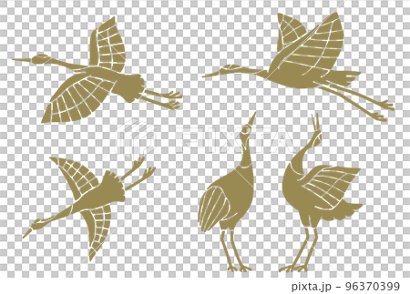 金鶴簡單插畫集 96370399