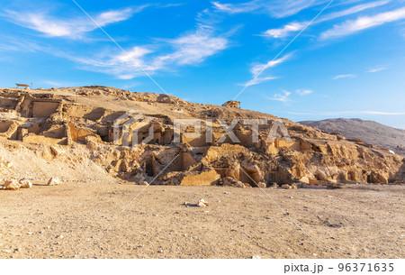 Ancient tombs in the Valley of Nobles of Luxor, Egypt 96371635