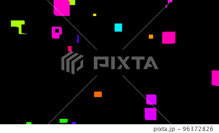 キューブ VJ ポップ フラッシュ 点滅 カラフル [別Verあり] 96372826