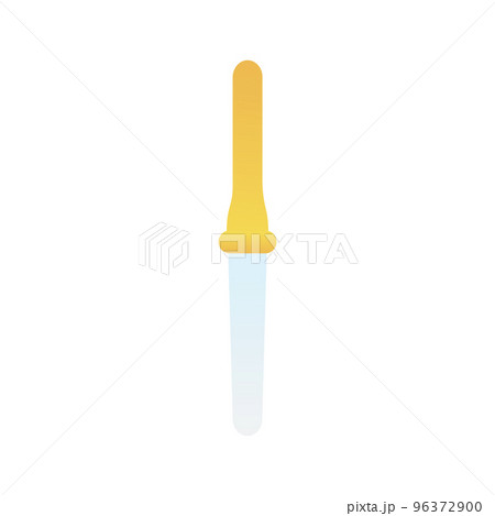 Cartoon medical dropper isolated on white background 96372900