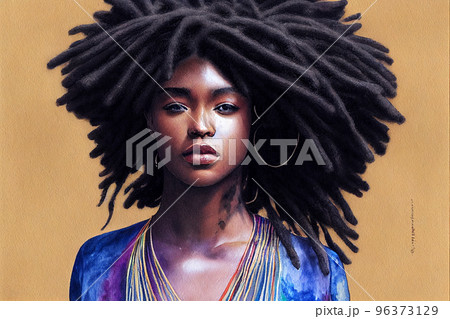 Portrait closeup Beauty fantasy african woman face Fashion model girl goddess posing. Arab turban head, jewellery bracelets. Professional makeup Portrait closeup Beauty fantasy african woman face Fashion model girl goddess posing. Arab turban head, jewellery bracelets. Professional makeup 96373129