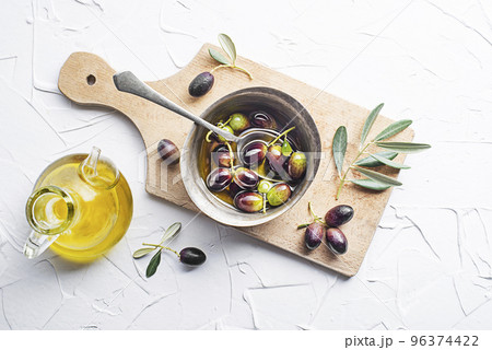 Olive oil background 96374422
