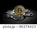 Bitcoin cryptocurrency 96374423