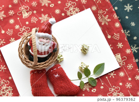 クリスマスカードとサンタクロース 96379362
