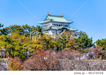 名古屋城 ~天守閣と紅葉~ 名古屋城 ~天守閣と紅葉~ 96379508
