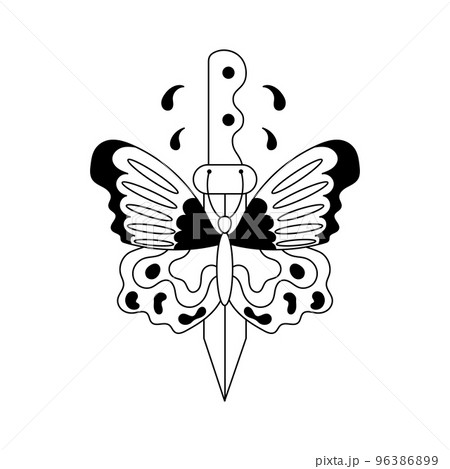butterfly music note tattoo designs  Clip Art Library