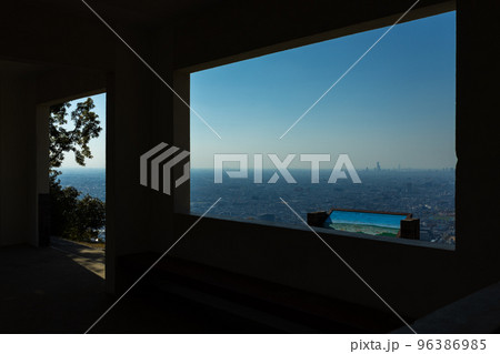 枚岡山展望台からの大阪平野 枚岡山展望台からの大阪平野 96386985