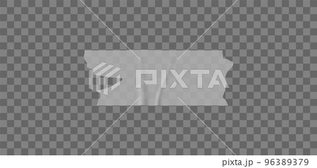 Adhesive tape. Sticky paper strip. Vector realistic scotch tapes 96389379