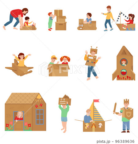 Cardboard Toys Set 96389636
