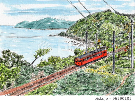 冬の山陰海岸 96390103