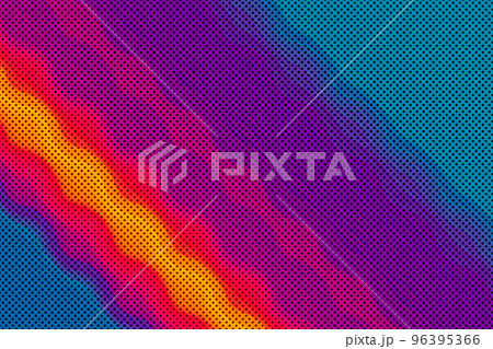 Abstract Colorful Rainbow Gradient Hand Drawn Background 96395366