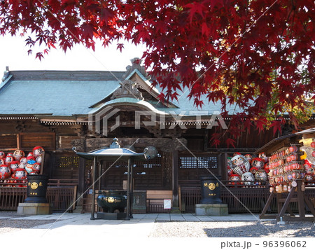 群馬・高崎　秋の少林山　達磨寺　本堂（霊符堂） 96396062