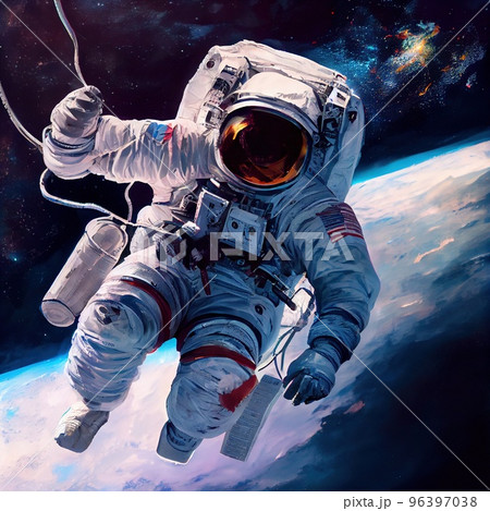 Astronaut's spacewalk Astronaut's spacewalk 96397038