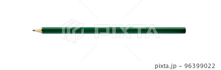 Green pencil isolated on white background 96399022