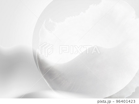 Grey white abstract watercolor blots grunge background 96401423