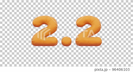 2.2 golden inflatable Helium foil numbers bread balloons style. 2.2 golden inflatable Helium foil numbers bread balloons style. 96406103