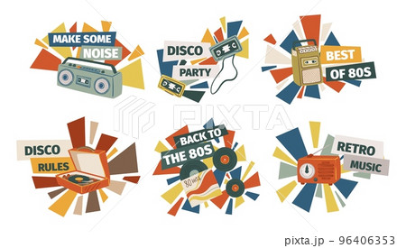 Disco party promotion, concept set design Disco party promotion, concept set design 96406353