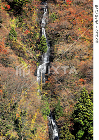 日本三大急流最上川　日本の滝百選白糸の滝 96407199