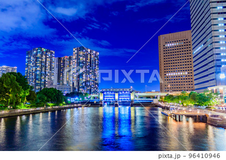 【東京の都市風景】天王洲アイル周辺の都市風景 96410946