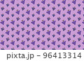 爽やかなブドウのパターン背景イラスト 96413314