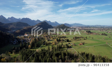 ホーエンシュバンガウ（ドローン空撮） 96413358