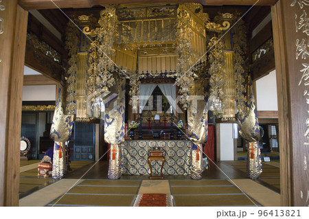 霊松寺本堂　長野県大町市 96413821