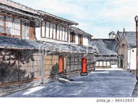 萩の古い町並み 96413937